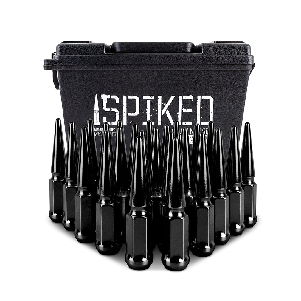 Mishimoto Steel Spiked Lug Nuts M14 x 1.5, 24pc Set