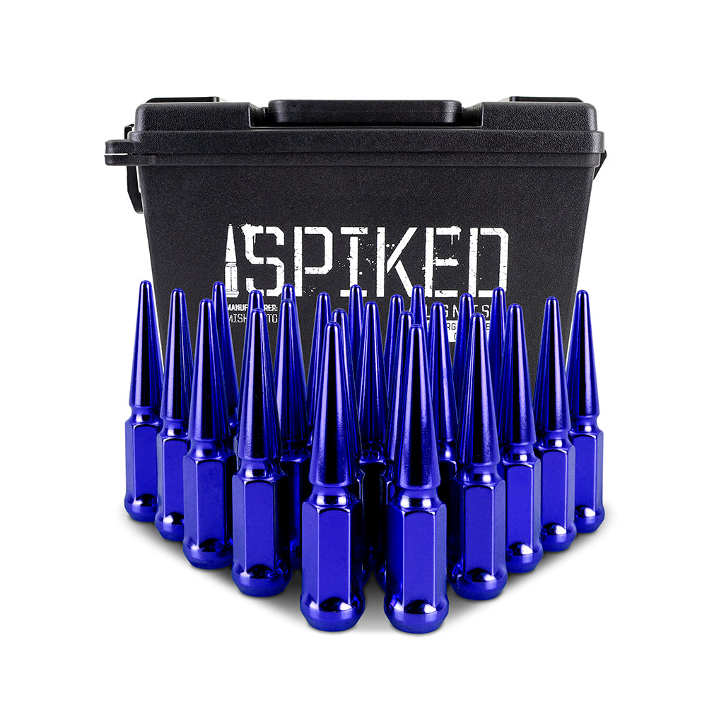 Mishimoto Steel Spiked Lug Nuts M14 x 1.5, 24pc Set
