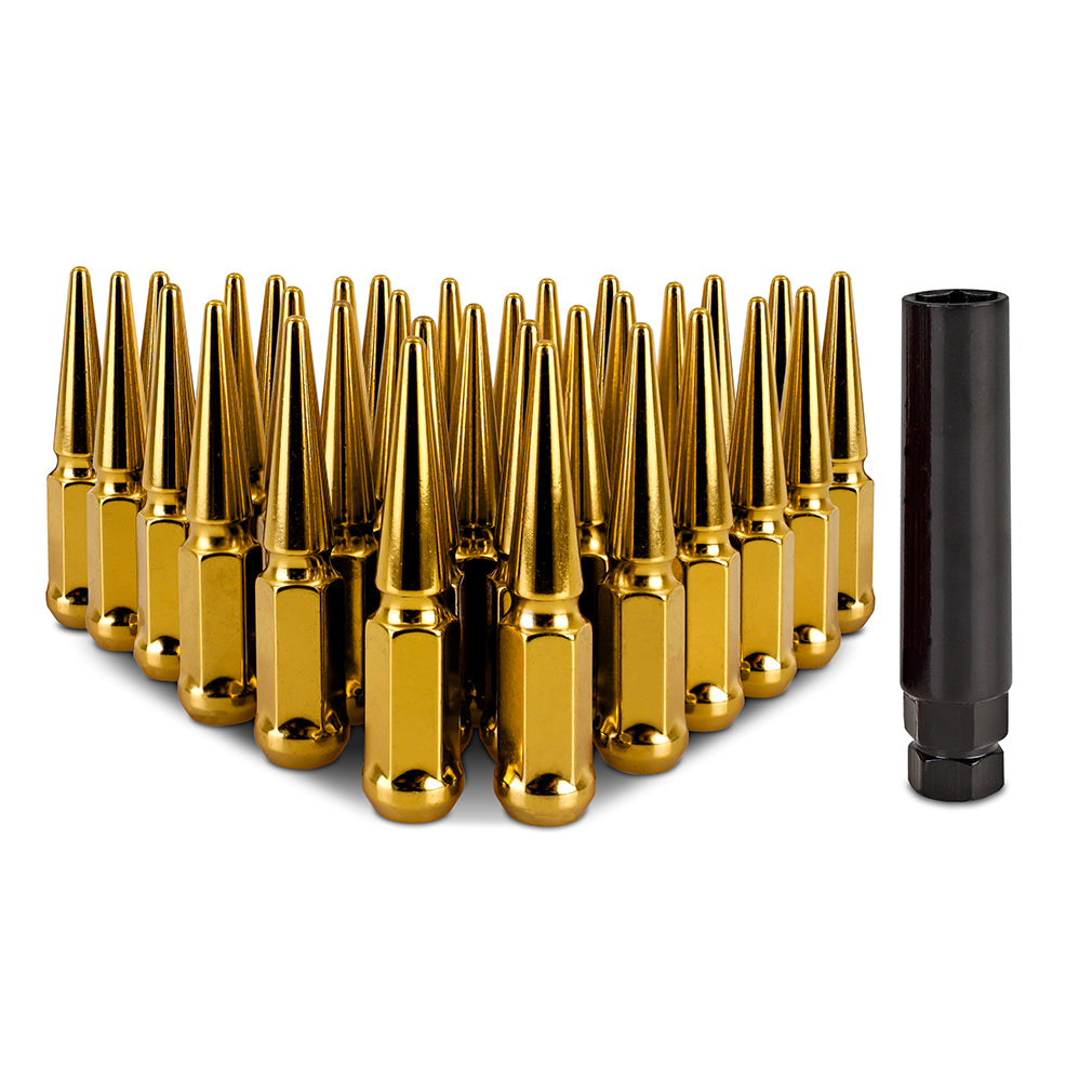 Mishimoto Steel Spiked Lug Nuts M14 x 1.5, 32pc Set