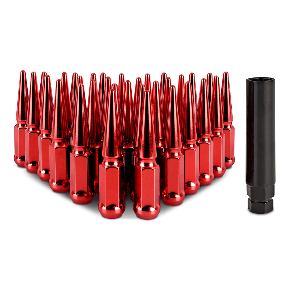 Mishimoto Steel Spiked Lug Nuts M14 x 1.5, 32pc Set