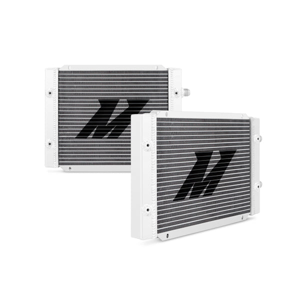 Mishimoto Universal 25 Row Dual Pass Oil Cooler - Silver