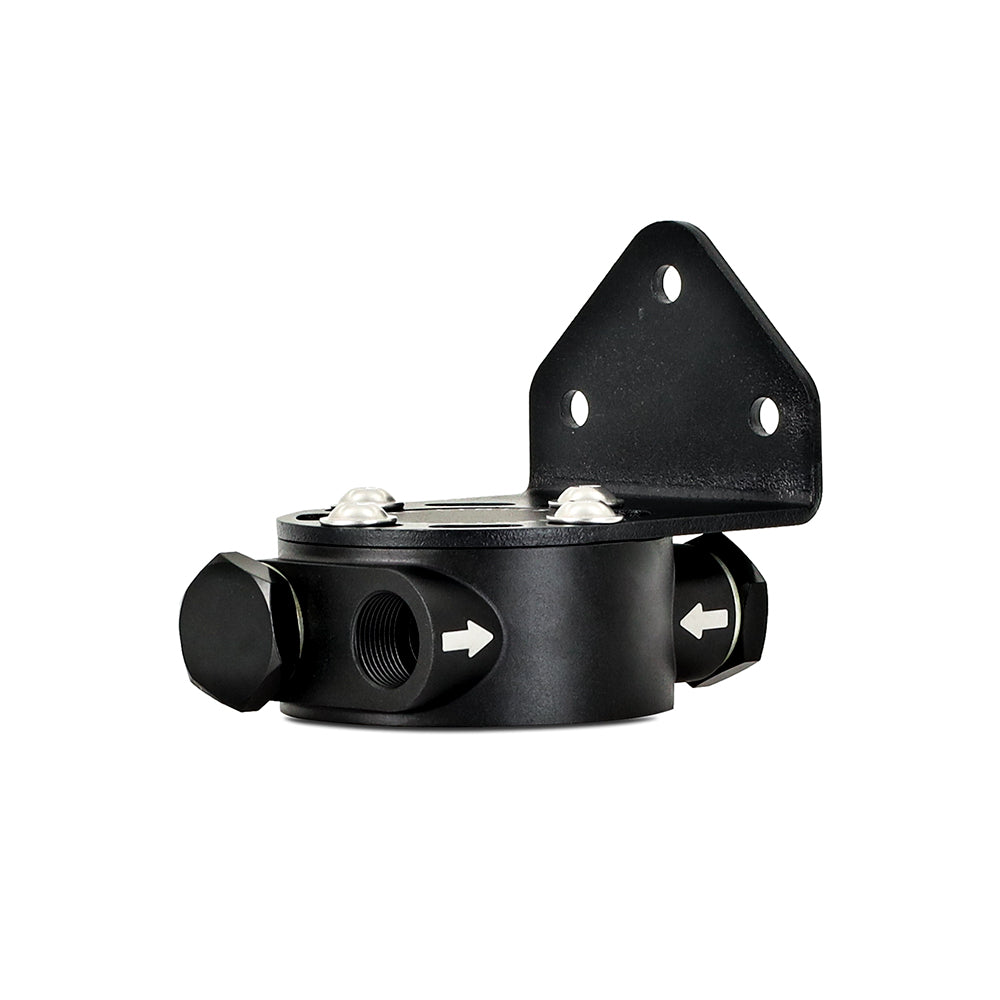 Mishimoto Remote Oil Filter Mount M20x1.5 Thread - Black