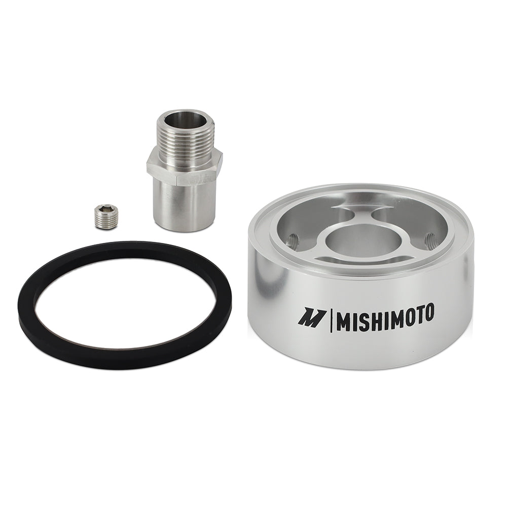 Mishimoto Oil Filter Spacer, 32mm, M22X1.5 Thread - Silver