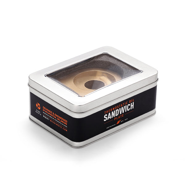 Mishimoto Oil Sandwich Plate - Silver