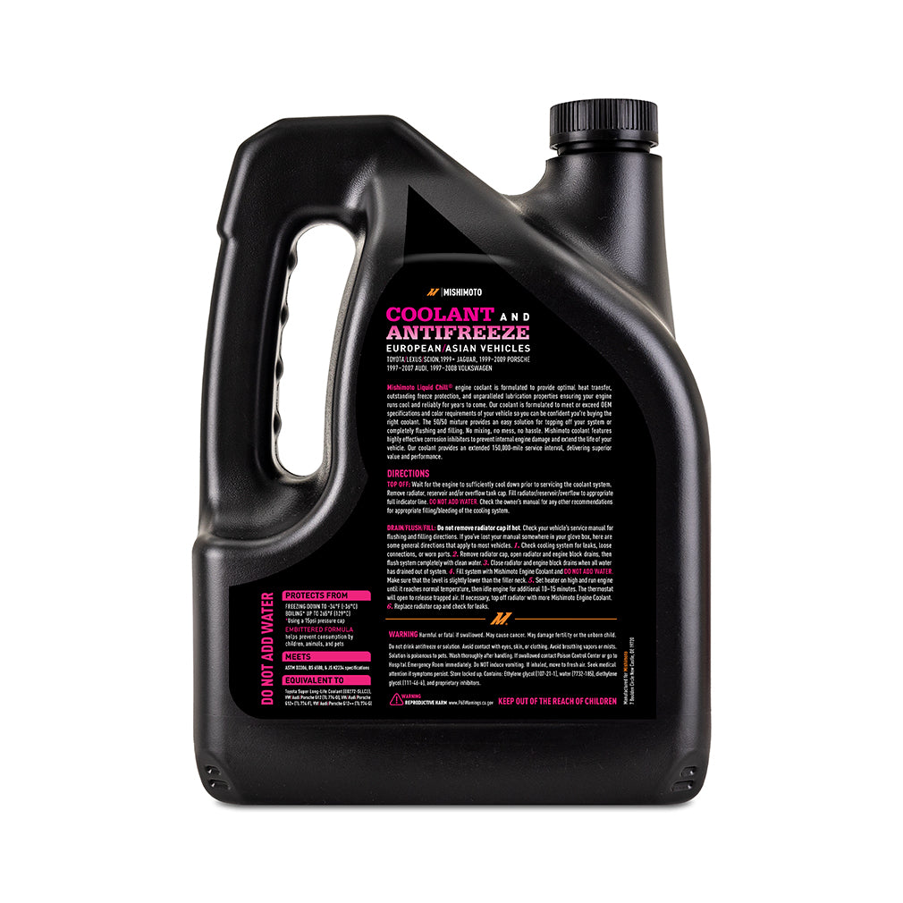Mishimoto Liquid Chill EG Coolant - Pink/Red