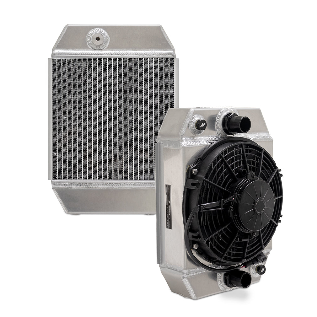 Mishimoto Universal Drag Race Performance Aluminium Radiator - Natural
