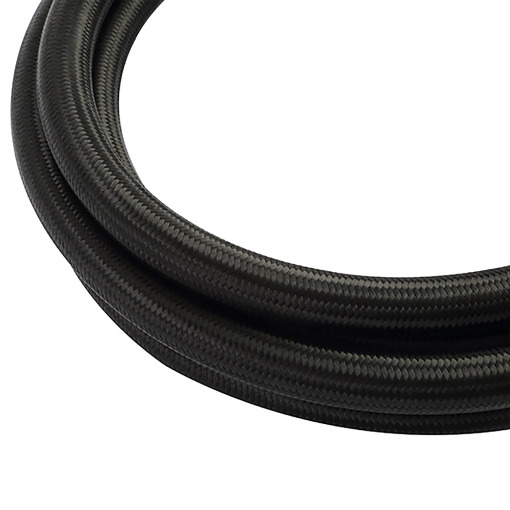 Mishimoto Braided -6AN 6Ft. Hose - Black Nylon
