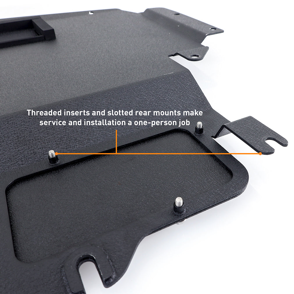 Mishimoto Engine Skid Plate - Wrinkle Black