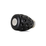 Mishimoto Steel Core Dimple Shift Knob - Black Delrin