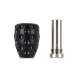 Mishimoto Steel Core Dimple Shift Knob - Black Delrin