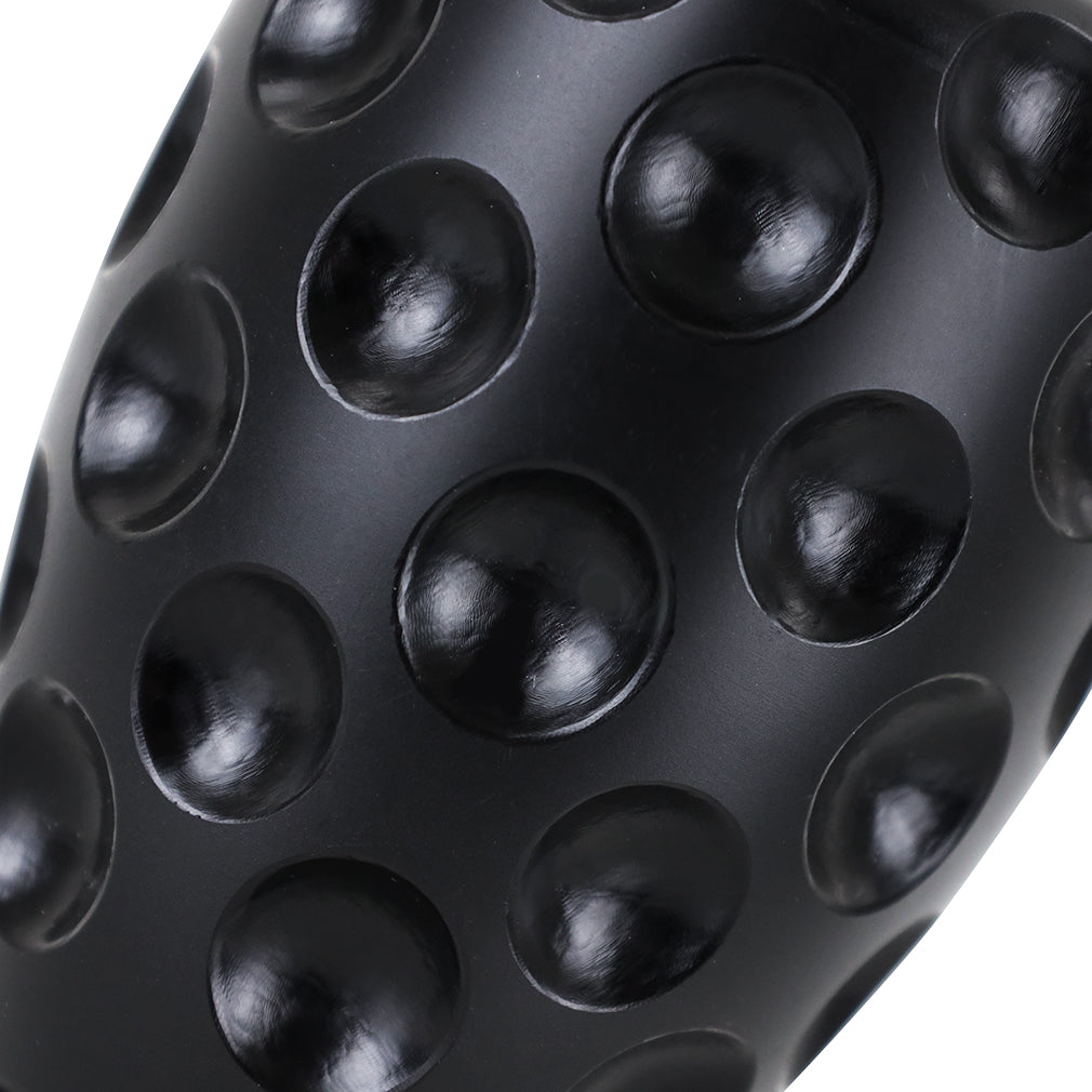 Mishimoto Steel Core Dimple Shift Knob - Black Delrin
