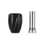 Mishimoto Steel Core Twist Shift Knob - Black Delrin