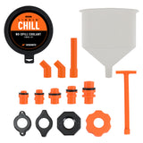 Mishimoto No-Spill Coolant Funnel Kit - 15pc Set