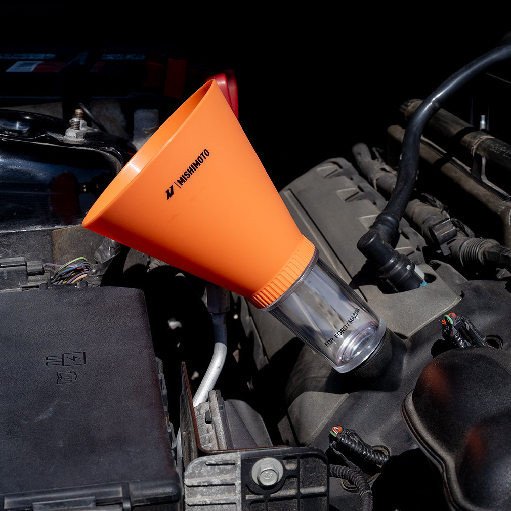 Mishimoto Screw On Oil Funnel - Ford/Mazda Kit