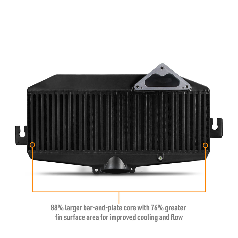 Mishimoto Top-Mount Intercooler - Black