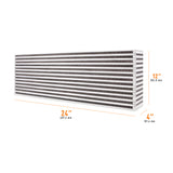Mishimoto Universal Air-to-Air Race Intercooler Core - 24.00" x 12.00" x 4.00"