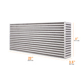 Mishimoto Universal Air-to-Air Race Intercooler Core - 22.00" x 6.00" x 3.50"