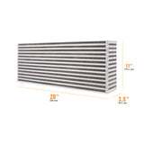 Mishimoto Universal Air-to-Air Race Intercooler Core - 22.00" x 11.00" x 3.50"