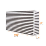 Mishimoto Universal Air-to-Air Race Intercooler Core - 17.75" x 6.50" x 3.25"