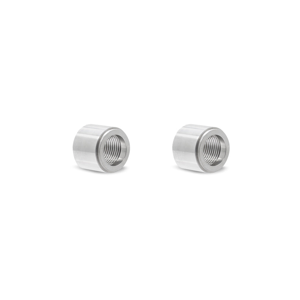Mishimoto 3/8" NPT Weld-on Bung - Aluminium - Pack of 2