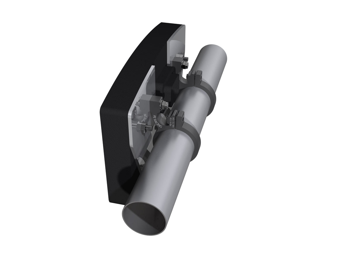 PE Racing Tube to Panel Mounting Bracket Clamp