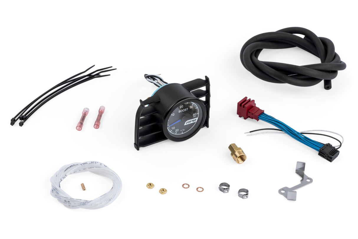 APR Mechanical Boost Gauge System Blue MS100148 | Pro Speed Racing