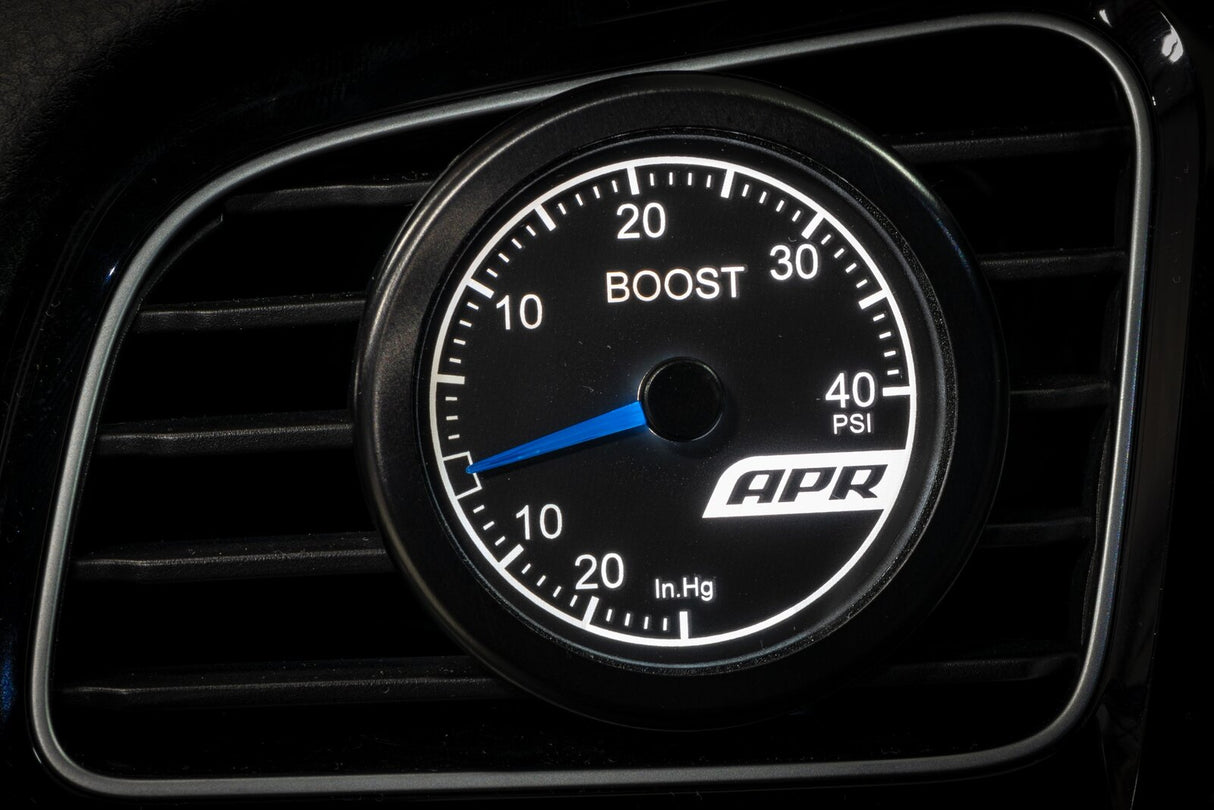 APR Mechanical Boost Gauge System Blue