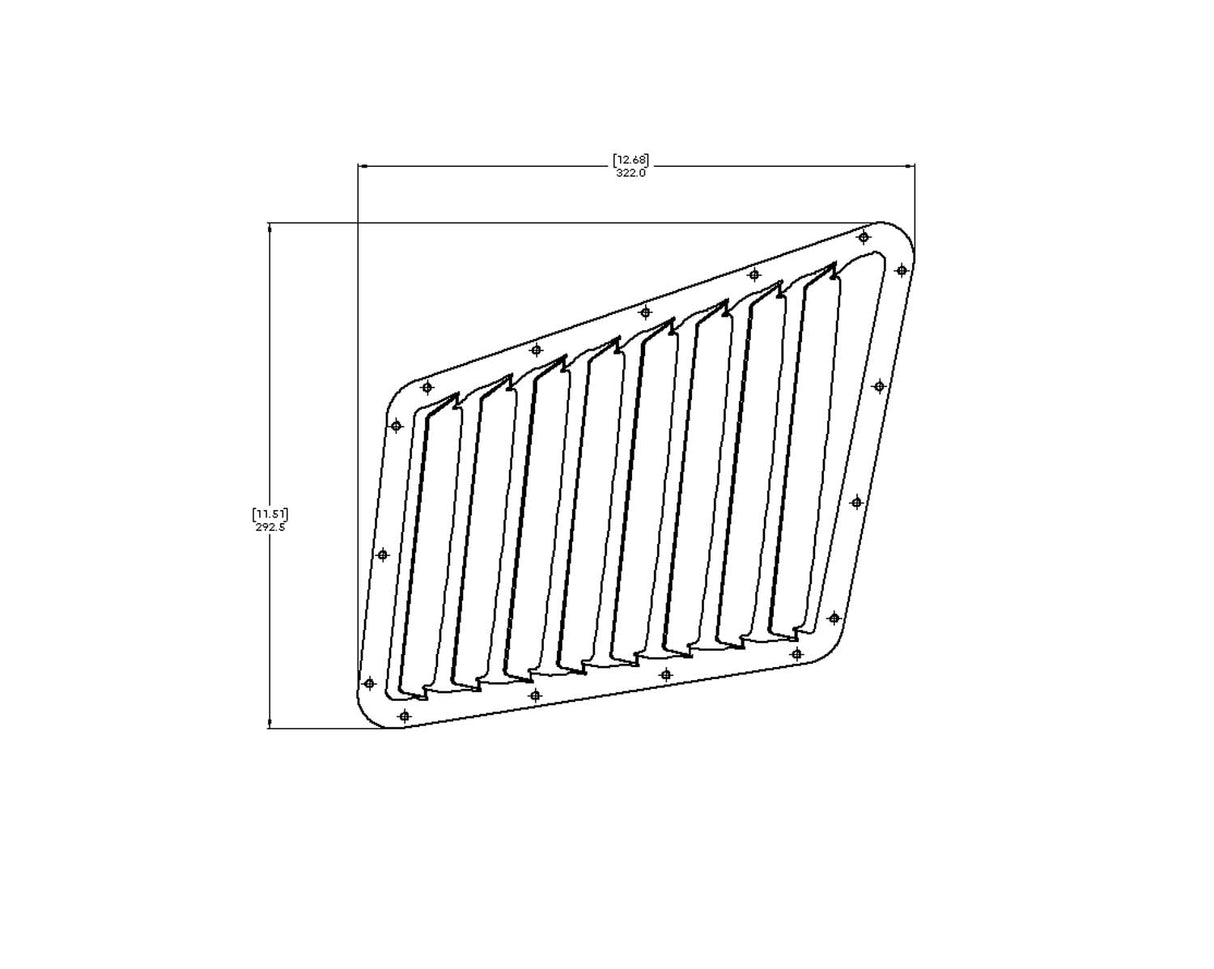 Verus Engineering N17 Bonnet Louver Kit