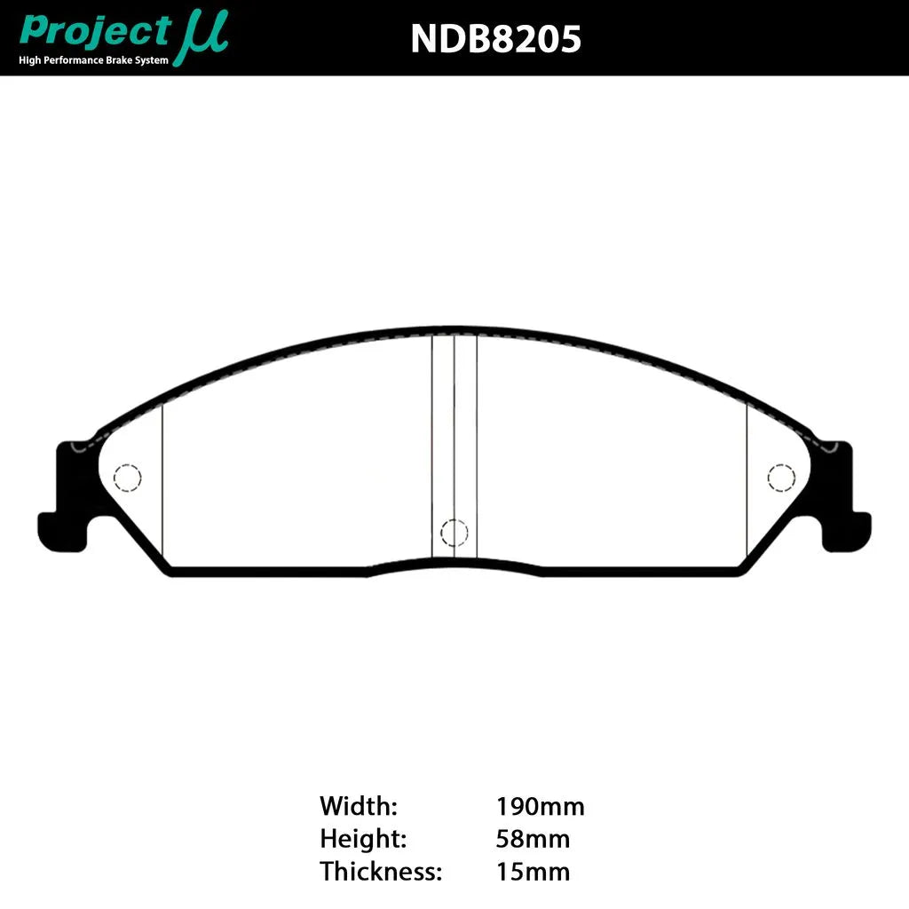 Project Mu NS-EP Front Brake Pads