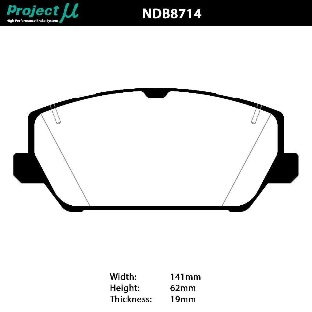 Project Mu HC-EP Front Brake Pads