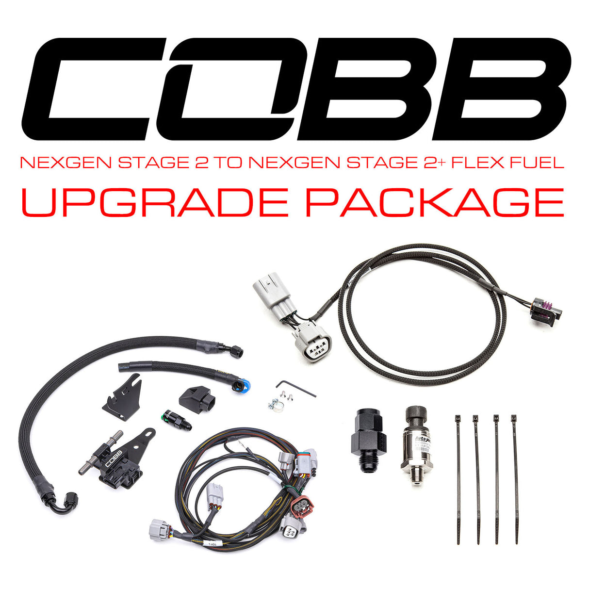 Cobb Tuning Stage 2 NexGen Fuel Pressure and Flex Fuel Sensor Kit Subaru STI 08-21 NEXGENFF001