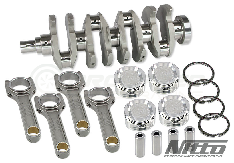 Nitto 2.2L Stroker Kit w/I-Beam Rods, 85.5mm Pistons - Mitsubishi Evo 4-9 (4G63) NIT-STK-4G6394I-85.