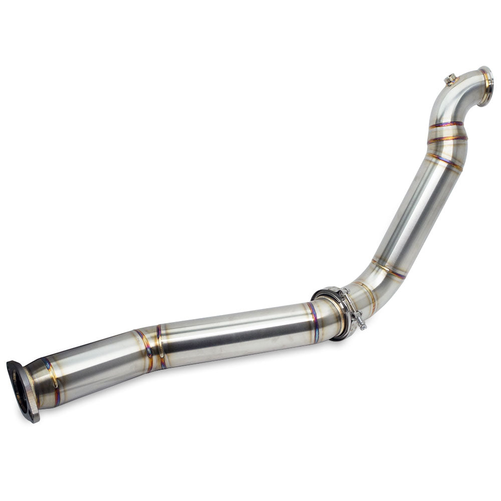 BNM Performance Fab Single Scroll Equal Length Rotated Twist Mount Turbo Kit w/3.5" Down-Pipe