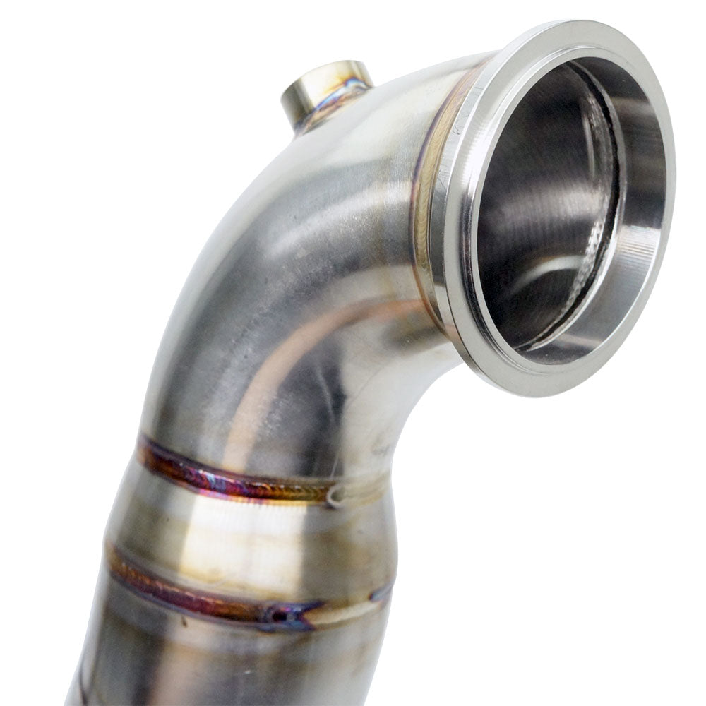 BNM Performance Fab Single Scroll Equal Length Rotated Twist Mount Turbo Kit w/3.5" Down-Pipe