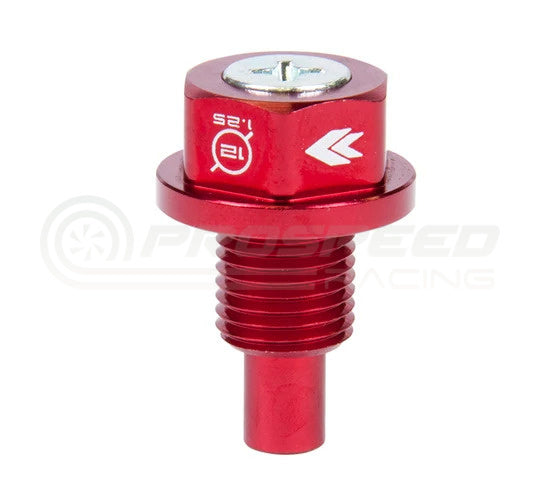 NRG Magnetic Oil Drain Plug Red - M12x1.25 NOP-200RD | Pro Speed Racing