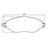 NRS Heavy Duty Semi Metallic Brake Pads