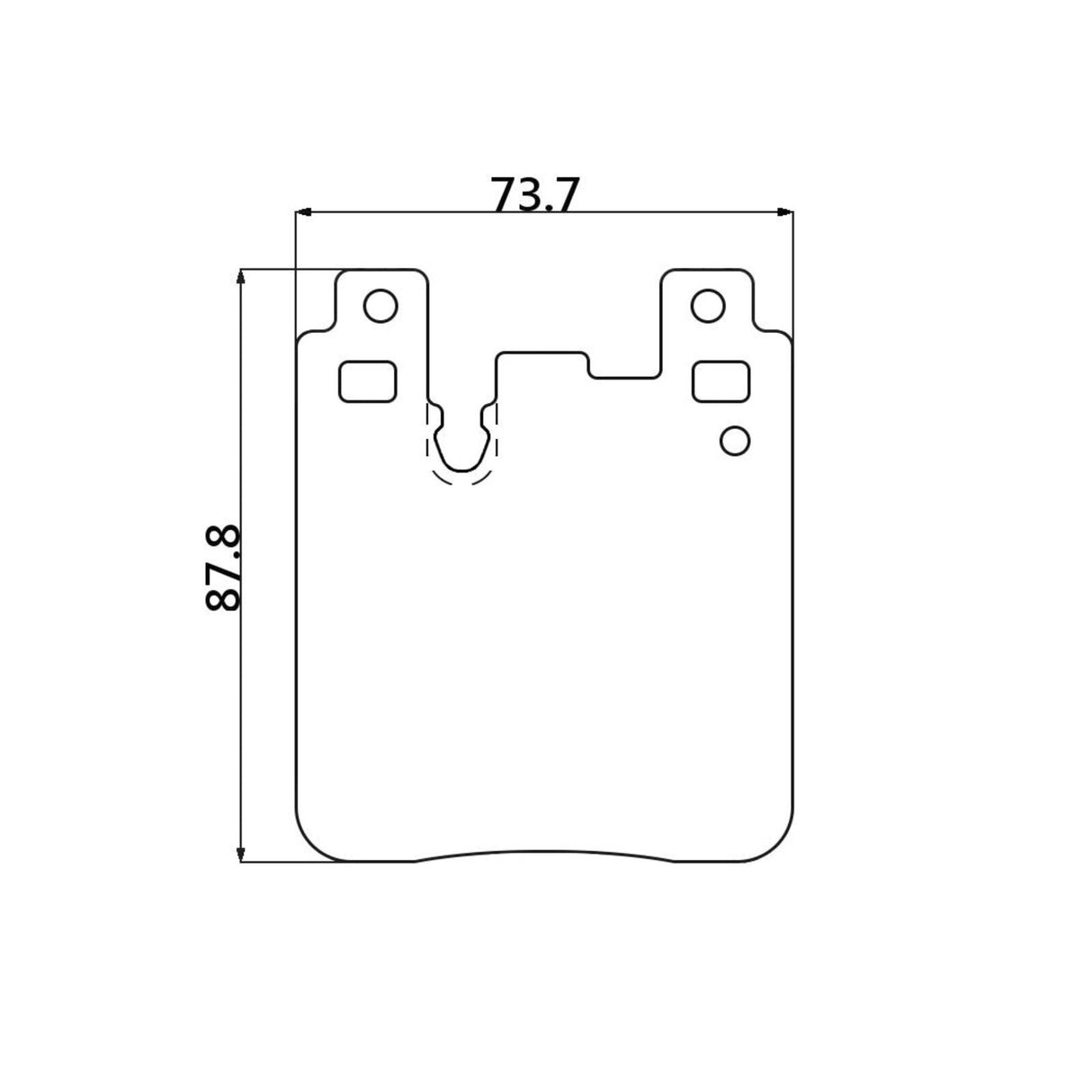 NRS Heavy Duty Semi Metallic Brake Pads