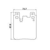 NRS Heavy Duty Semi Metallic Brake Pads