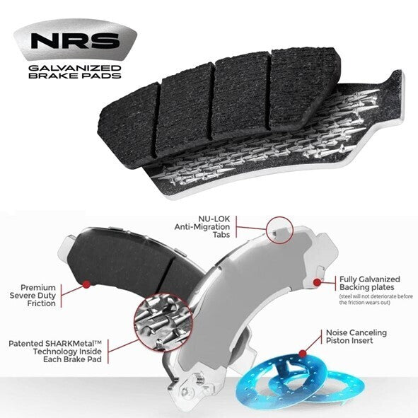 NRS Heavy Duty Semi Metallic Brake Pads