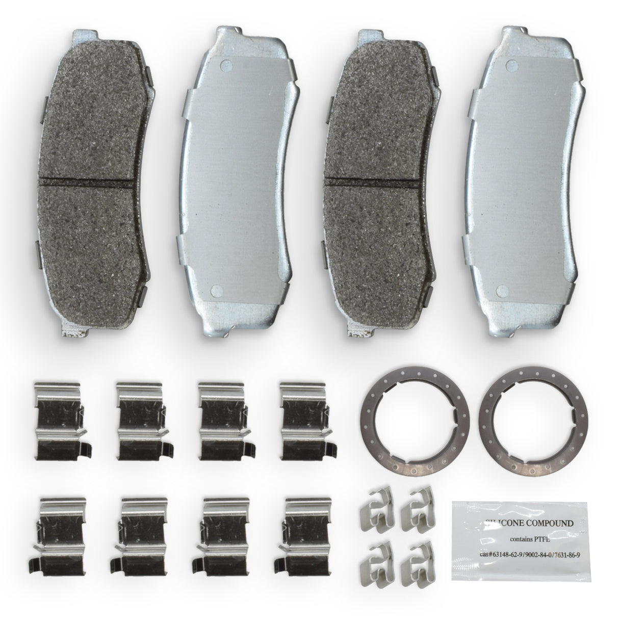 NRS Heavy Duty Semi Metallic Brake Pads Toyota Landcruiser 70 & 80 Series/FJ Cruiser/Pajero (Rear) NRS-D606-XD
