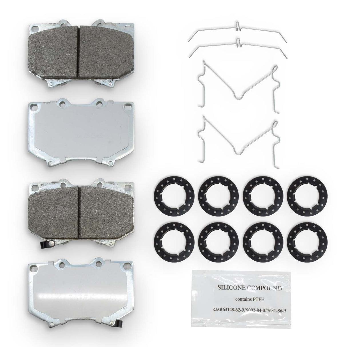 NRS Heavy Duty Semi Metallic Brake Pads Toyota Landcruiser 80 Series (Front) NRS-D812-XD