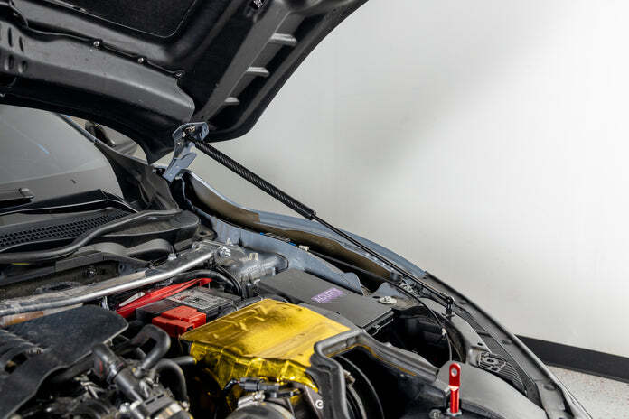 OLM Carbon Fibre Hood Struts - Honda Civic Type R FK8 17-21 OLMB.19004.1 | Pro Speed Racing