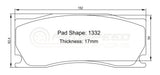 Paragon P2 Road & Track Brake Pads