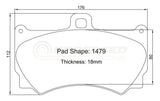 Paragon P3 Road & Track Brake Pads