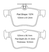 Paragon P3 Road & Track Brake Pads