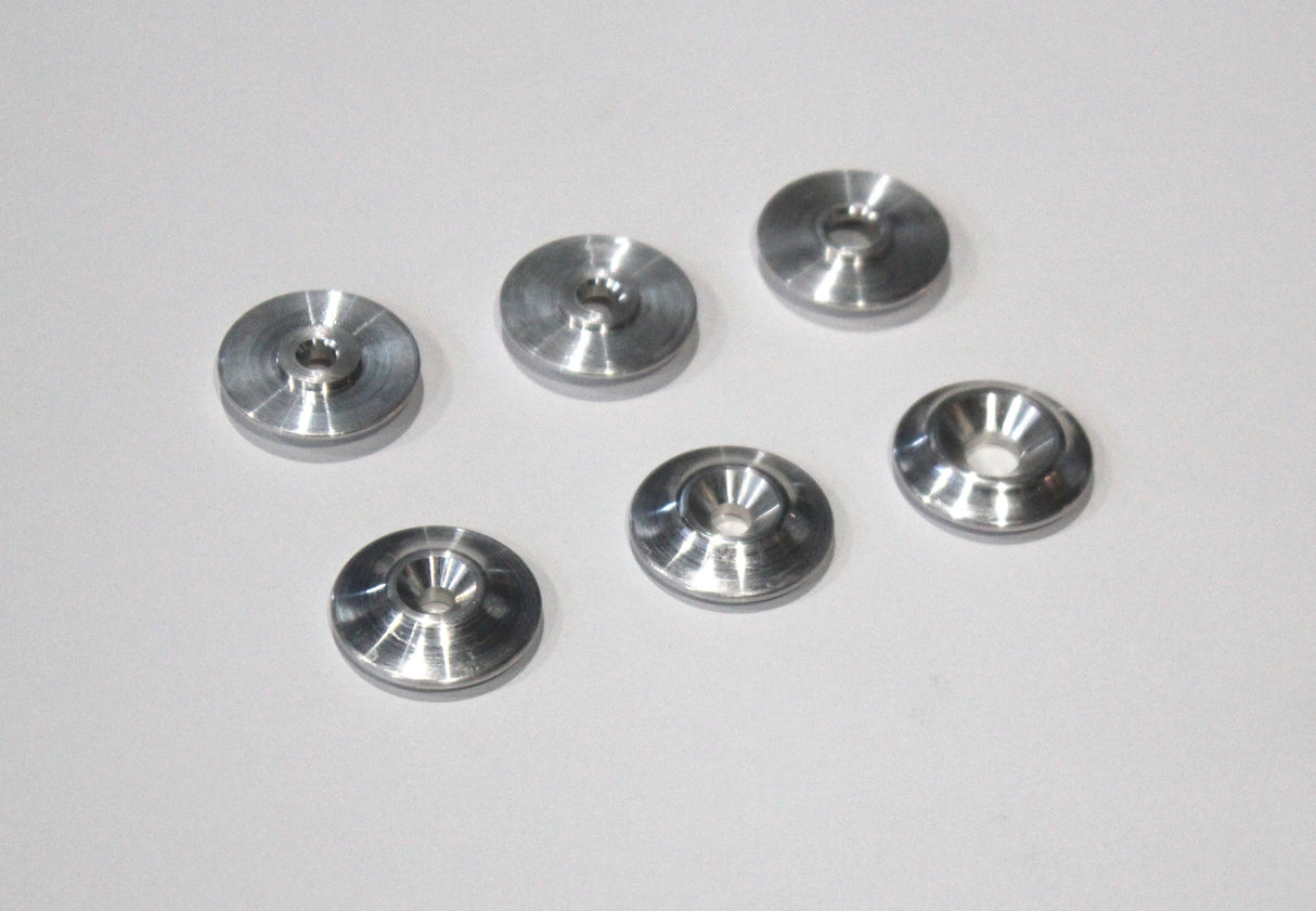 PE Racing Aircraft Style Load Spreading Washers w/ Locating Shoulder - 10 Pack