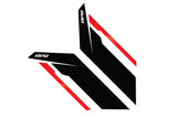 APR Sideburn Sticker Kit Black/Red PM100332 | Pro Speed Racing