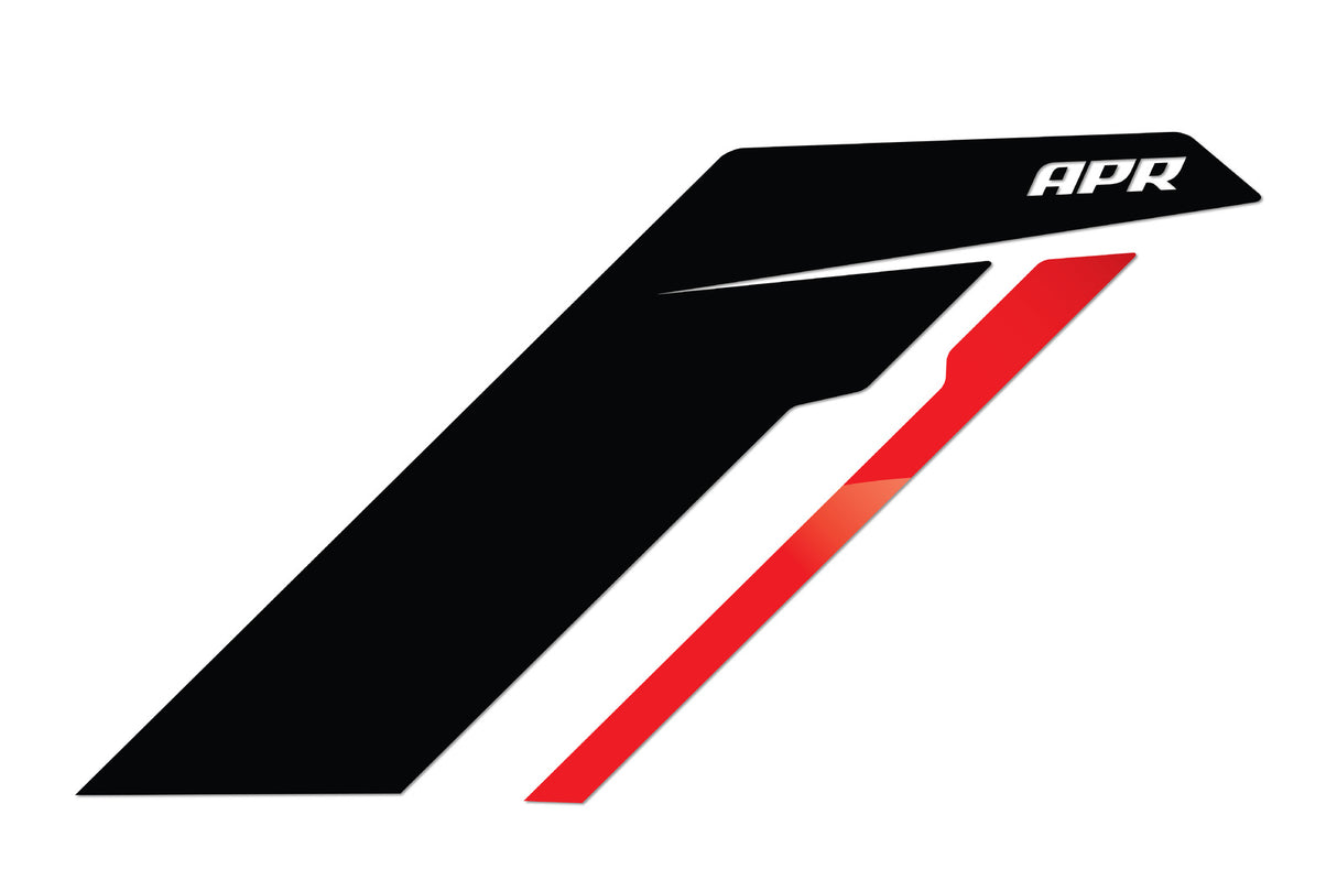 APR Sideburn Sticker Kit Black/Red