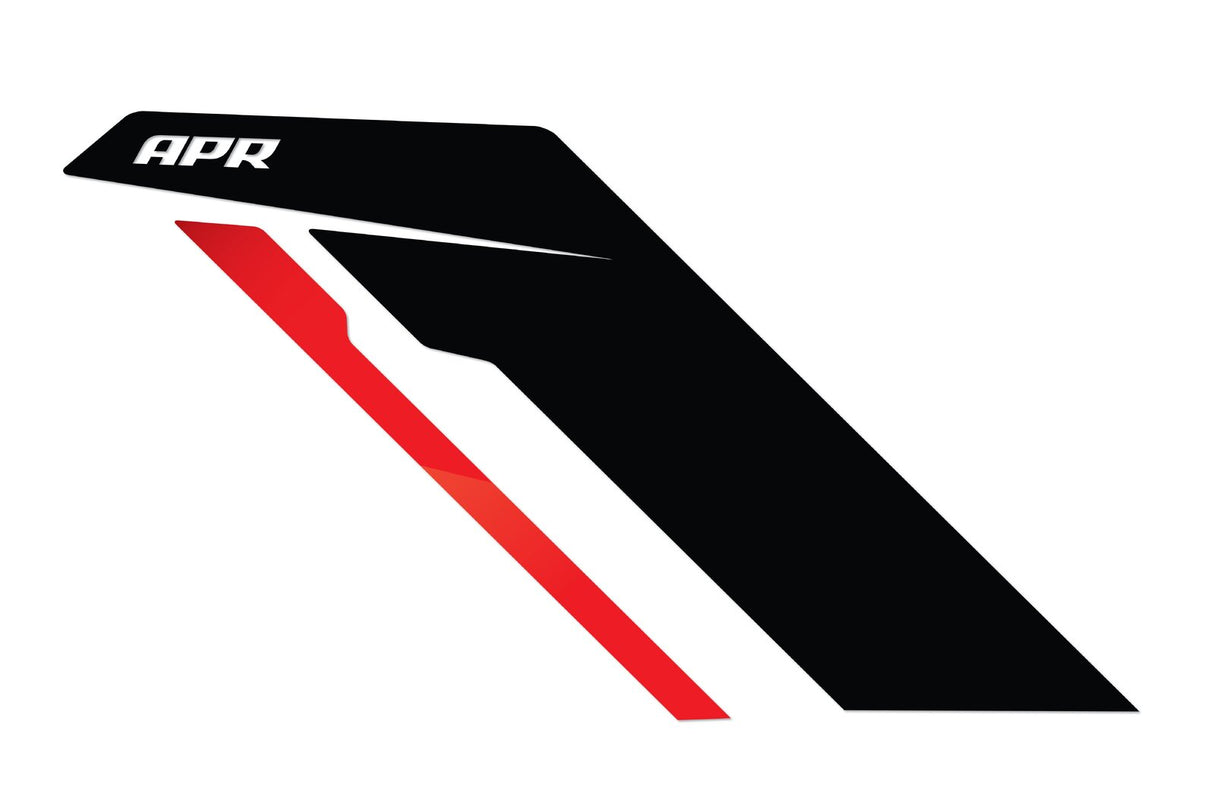 APR Sideburn Sticker Kit Black/Red