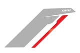APR Sideburn Sticker Kit Silver/Red